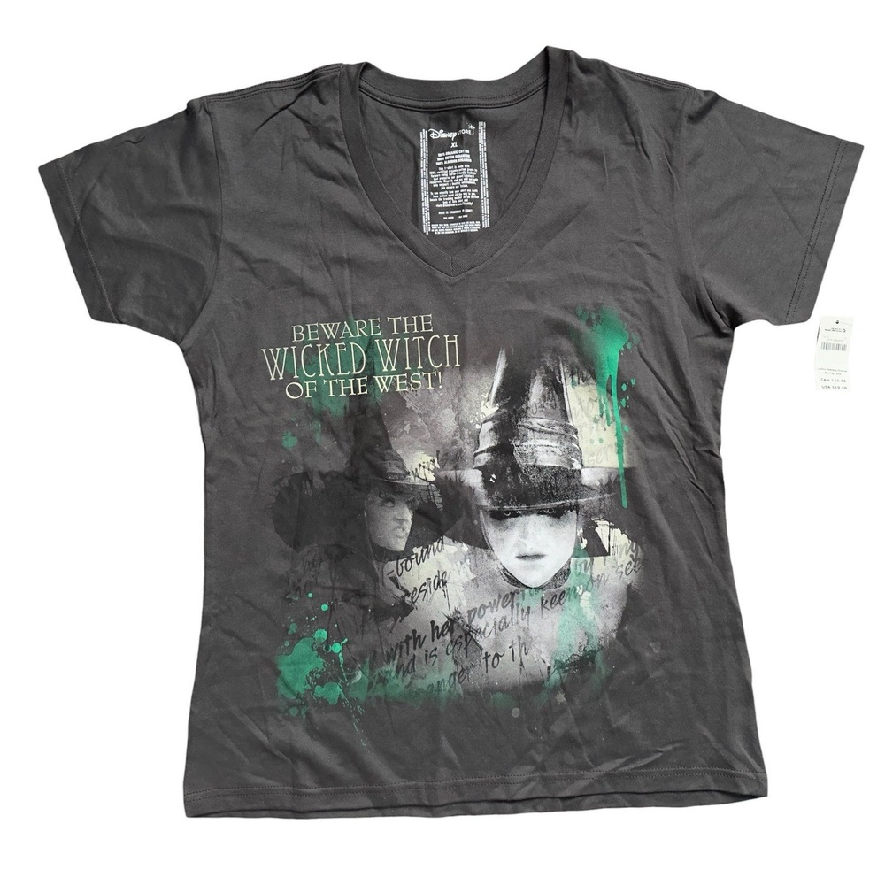 Disney Store Wizard of Oz Wicked Witch of the West Graphic Tee Organic‎ Cotton